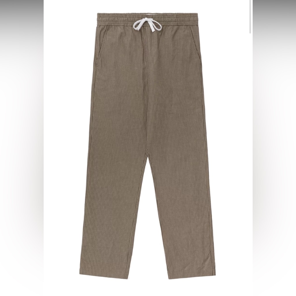 Aim Leon Dore Striped Drawstring Pant 'Laurel Oak' S/M